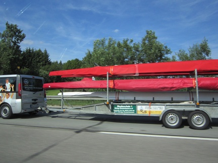 Shell trailer on the A6
